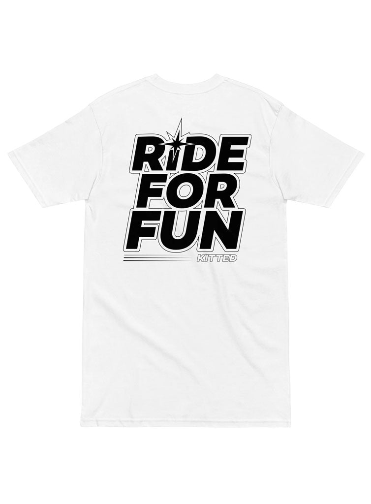RIDE FOR FUN Tee White