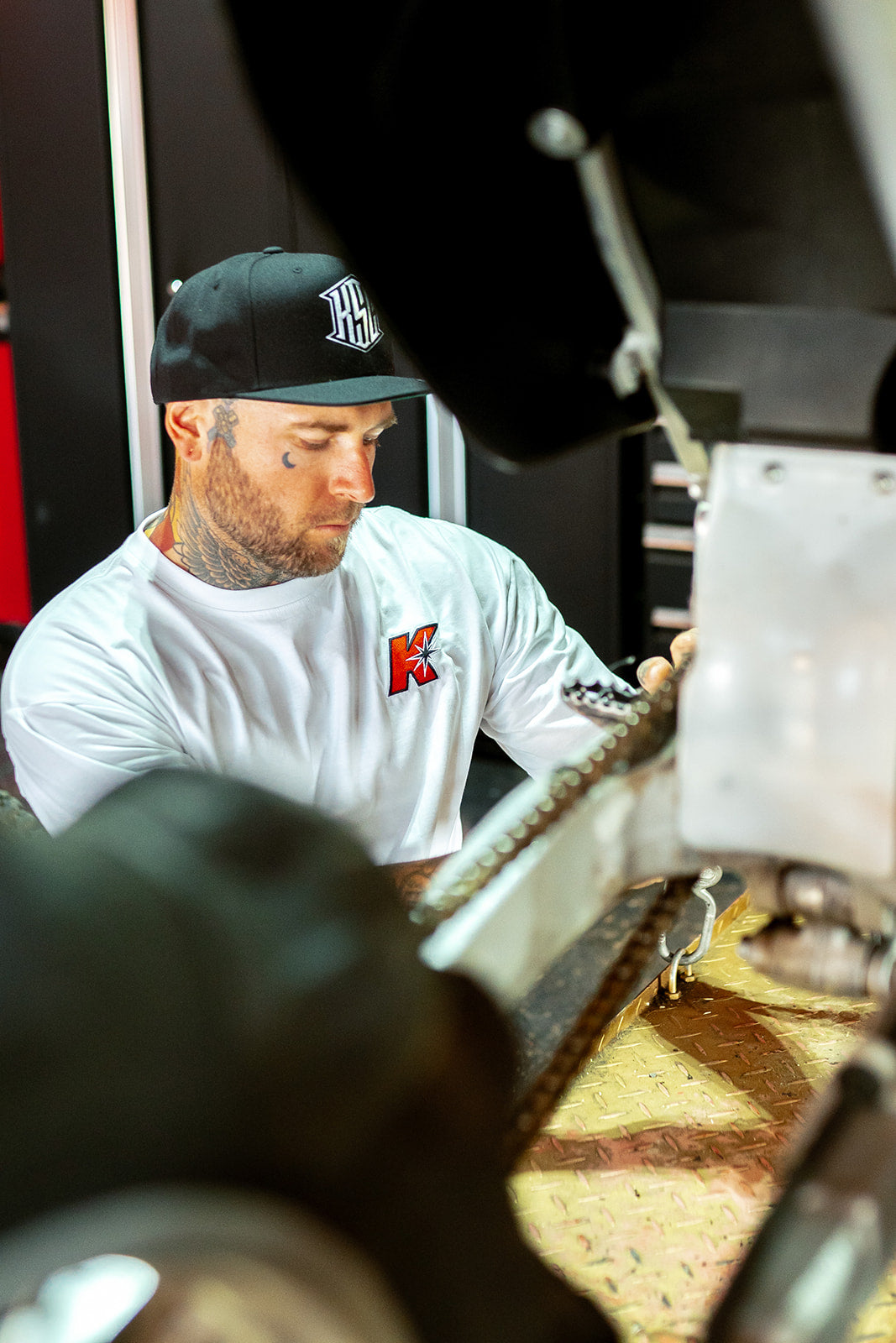 K-STAR Embroidered Tee Red